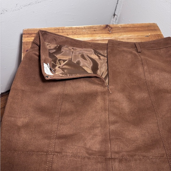 Hinge by Nordstrom Faux Suede Mini Skirt - Picture 5 of 12